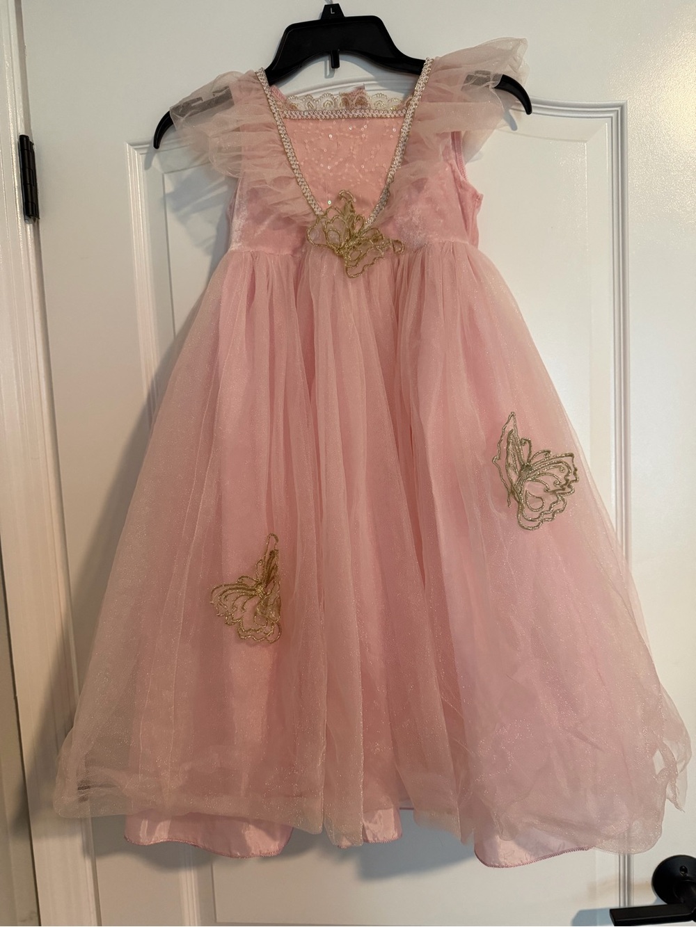 Fairy Dust Gorgeous  Pink Butterfly Tulle Costume Dress for Kids